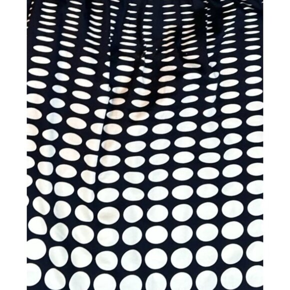 (5 /$25) J.Crew Pencil Printed Stretch Cotton Skirt in Black & White Geo Size 4 - Picture 4 of 4